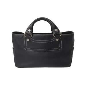 CELINE Boogie Bag Handbag Shoulder Leather Black